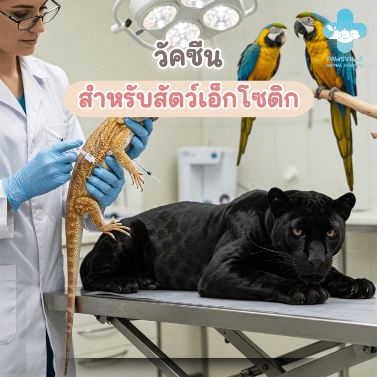 วัคซีนในสัตว์เอ็กโซติก