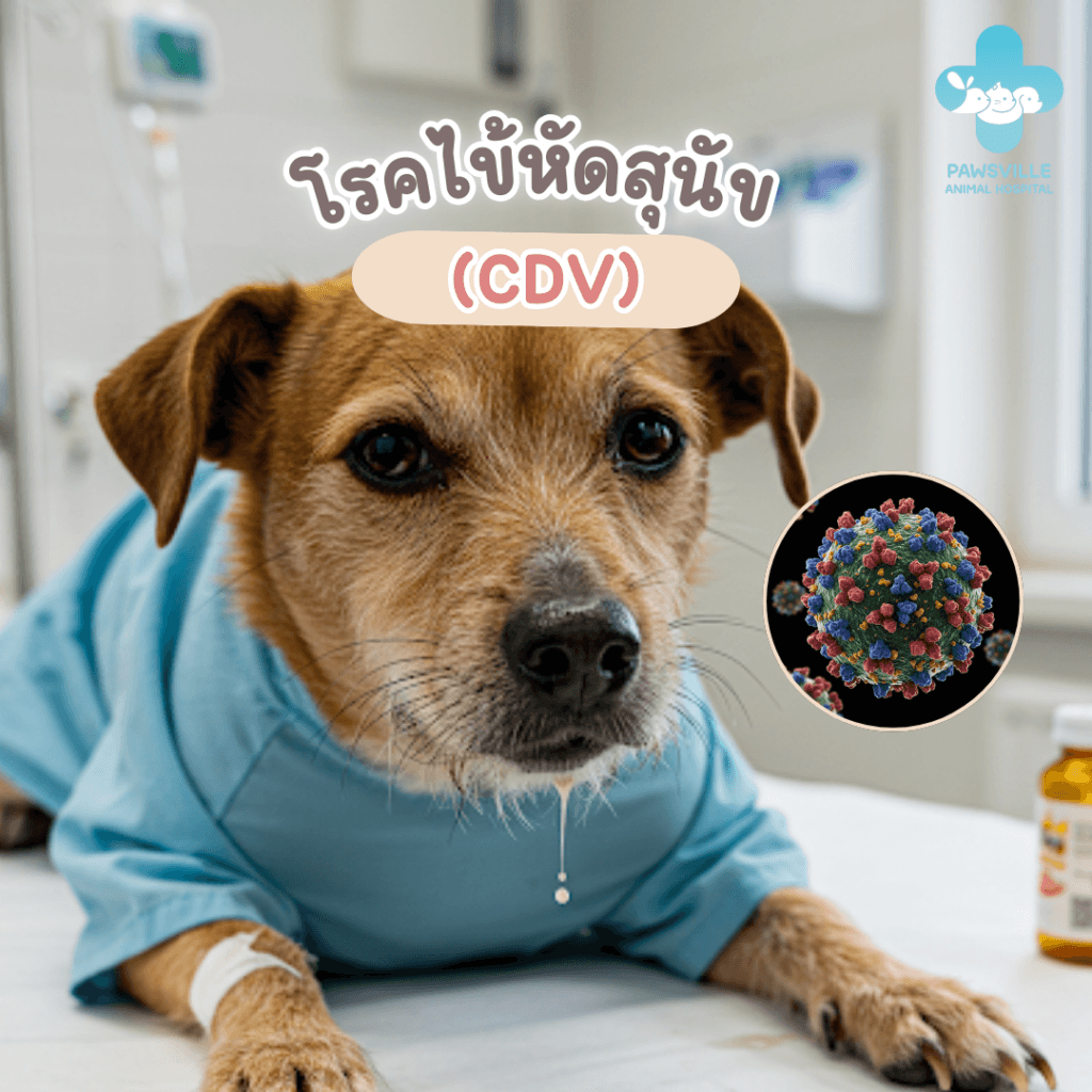 โรคไข้หัดสุนัข (CDV) 